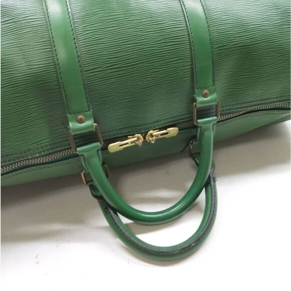 Louis Vuitton LV Boston Bag Keepall 50 Greens Epi - Picture 3 of 14